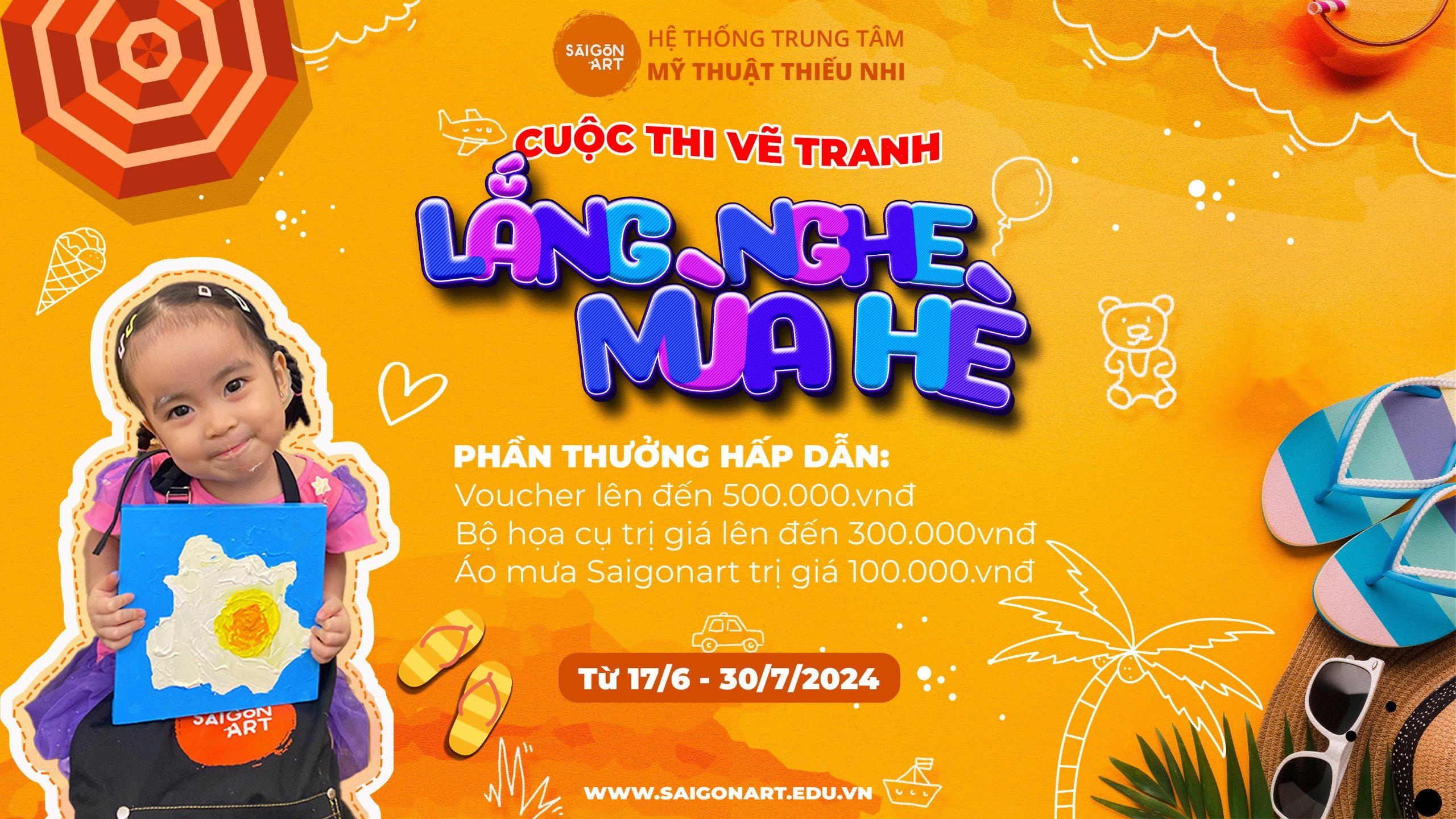 cuộc thi vẽ tranh lắng nghe mùa hè