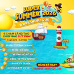 WORKSHOP MÙA HÈ CHO BÉ 2026 – SUPER SUMMER TẠI SAIGON ART
