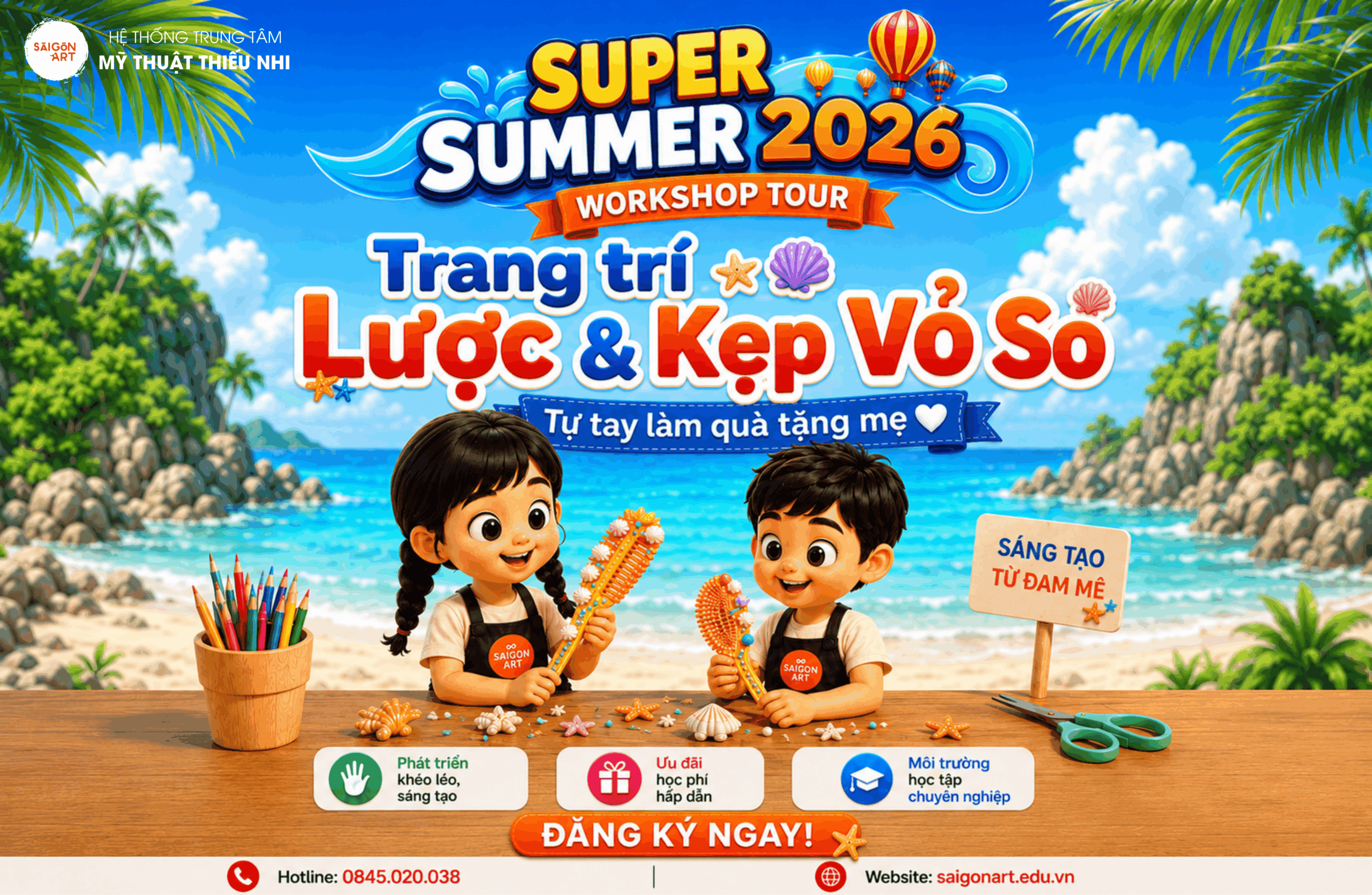WORKSHOP GƯƠNG & KẸP VỎ SÒ