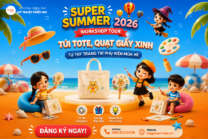 Workshop túi tote & quạt giấy