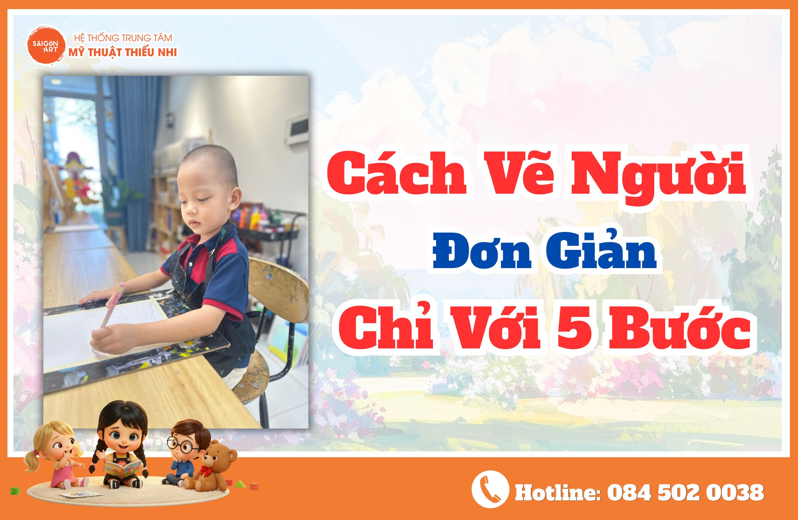 Cách Vẽ Người Đơn Giản Chỉ Với 5 Bước
