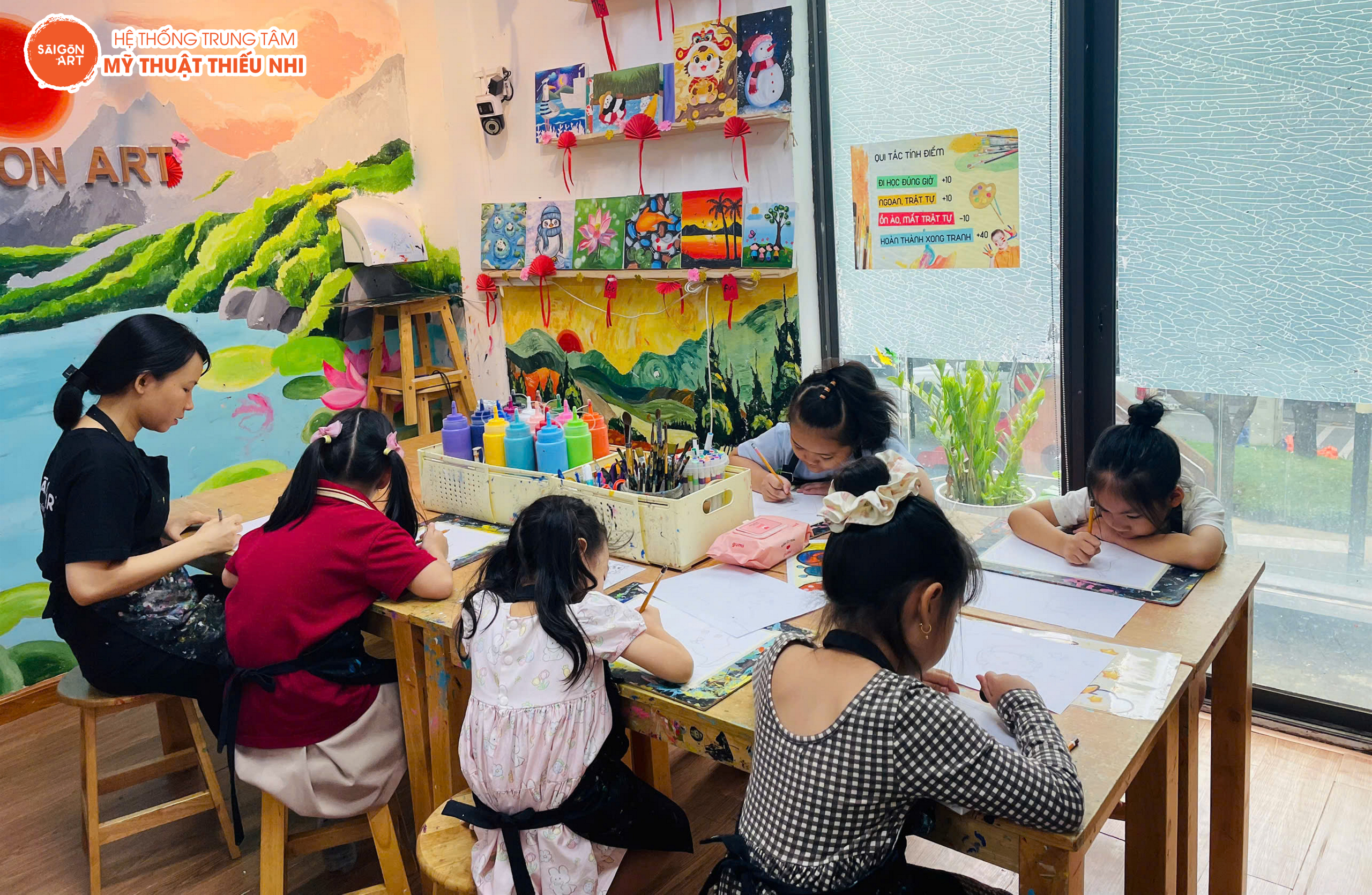 Lớp Học Vẽ Cho Bé Tại Quận 6 Giúp Trẻ Phát Triển Sáng Tạo Từ Sớm