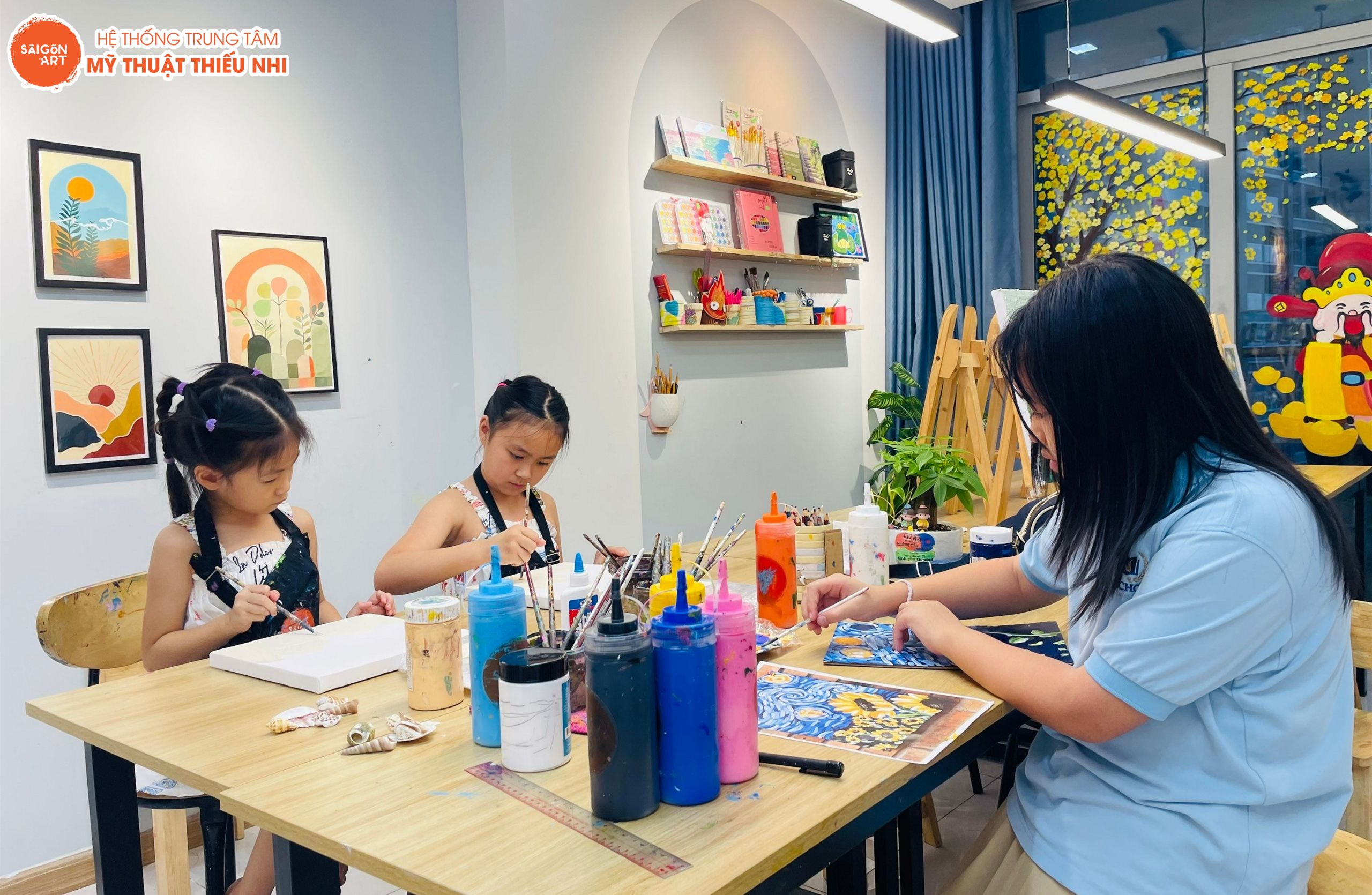 Lớp Học Vẽ Mùa Hè Cho Bé Từ 3-16 Tuổi | Phát Triển Sáng Tạo Từ Sớm